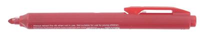 Pentel - Marqueur Retractable Pointe Ogive Rouge