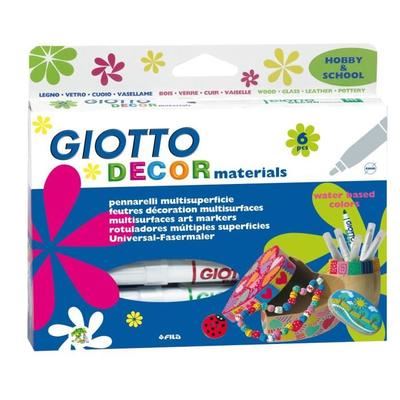 Omyacolor Giotto - Pochette De 6 Feutres Décoration