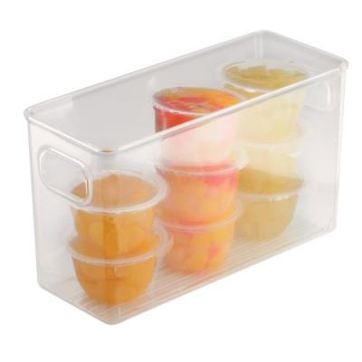 Interdesign, conteneur de stockage pour cuisine, cellier, réfrigérateur, congélateur - long, transparent