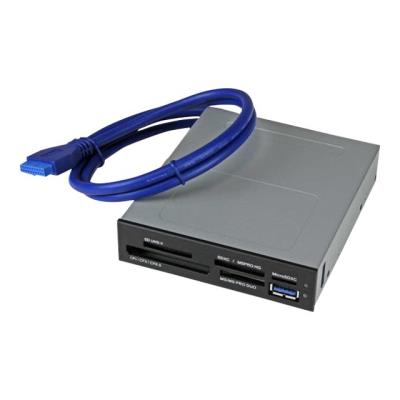 StarTech.com 3,5 Interne multi-kaartlezer met UHSII ondersteuning - USB 3.0 memory card reader  - kaartlezer - USB 3.0