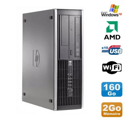 Pc hp compaq 6005 pro sff amd 3ghz 2go ddr3 160go sata graveur wifi windows xp