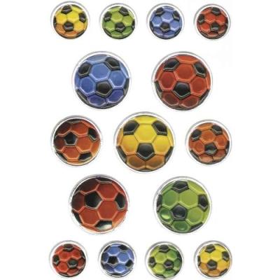 Grandiose fußballkicker 3d-sticker der magic-reihe herma 6257