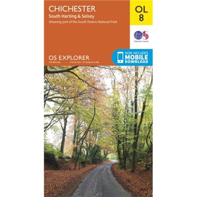 Os Explorer Ol8 Chichester, South Harting & Selsey (Os Explorer Map) (Map)