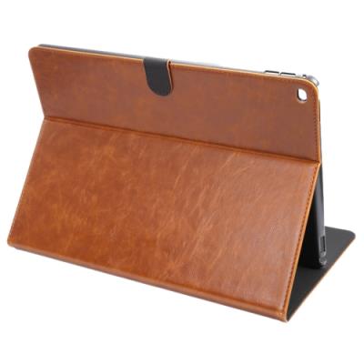 Ipad Pro Coque Housse Cuir PU Peau Marron