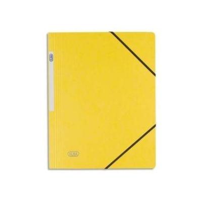 Elba chemise simple à élastiques pour a4 carte 5 100 jaune 100200266
