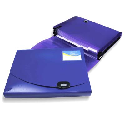 Trieur Valisette avec 7 Compartiments A4+ Bleu
