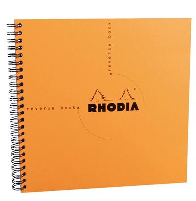 Reverse Book Classic Reliure Intégrale 21x21 5/5 160 pages Détachable Couverture Orange