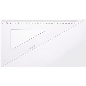 Equerre graduée 60° 2 bords anti-taches 30 cm - graph it - Règles ...