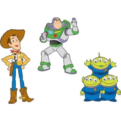 DISNEY PIXAR - DÉCORATIONS ADHÉSIVES EN RELIEF - TOY STORY