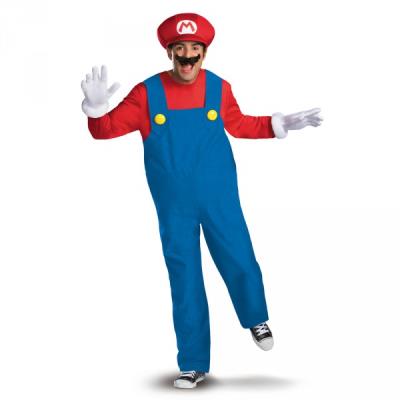 Costume de Mario Bros prestige pour adulte - XL
