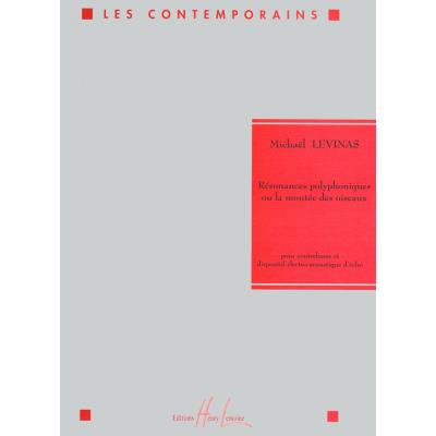 Partitions classique LEMOINE LEVINAS MICHAEL - RESONANCES POLYPHONIQUES OU LA MONTEE DES OISEAUX Contrebasse