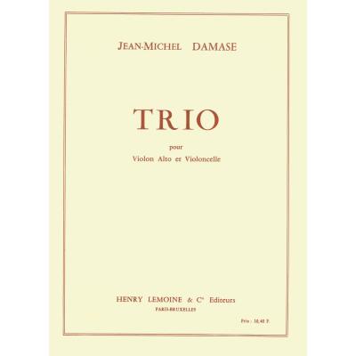 Partitions classique LEMOINE DAMASE JEAN-MICHEL - TRIO - VIOLON, ALTO, VIOLONCELLE Musique de chambre