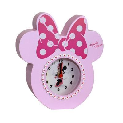 Réveil Minnie en bois