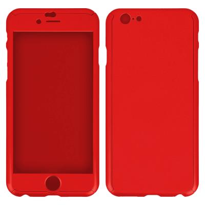 Wave Concept - Coque 360 En Rubber Pour Iphone 6+/6s+ Rouge