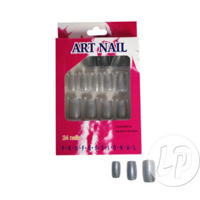 Faux Ongles Argentés - Accessoire