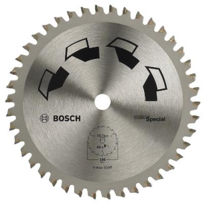 Bosch 2609256898 Special Lame De Scie Circulaire 42 Dents Carbure Diamètre 156 Mm Alésage De 12,75