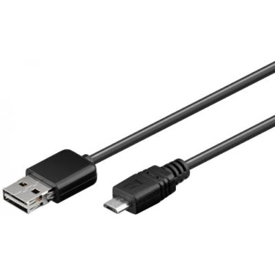 Goobay cavo usb 2.0 a m   micro b m rotante 3 m 4,0000