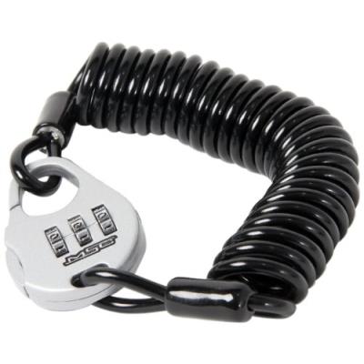 Msc lock câble antivol rétractable à code noir