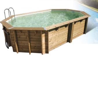 Piscine Bois Océa 610 X 4 M Beige Piscines Hors Sol Achat