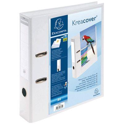 Cartorel - Classeur Personnalisable A Levier  A4+ Dos 80mm Blanc