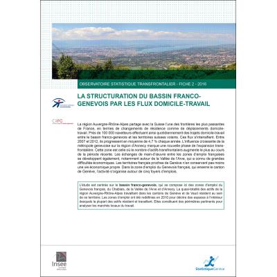 Les flux domicile-travail dans le bassin franco-genevois - Observatoire statistique transfrontalier