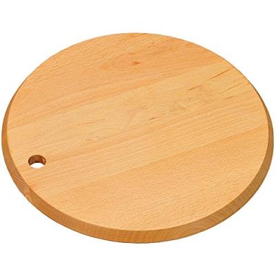Kesper 85325 planche à viande rustique hêtre brun 31,5 x 31,5 x 1,5 cm