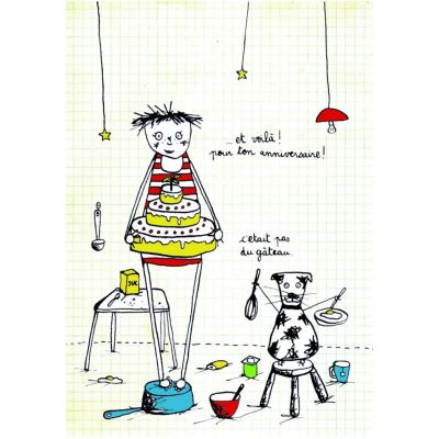 Carte Postale Anniversaire Humoristique Et Poetique Filf Calendrier Planning Et Ephemeride Achat Prix Fnac