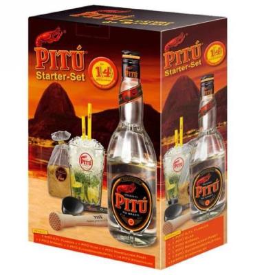 Cachaça pitu kit 70cl