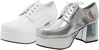 Chaussures Disco Homme Argent