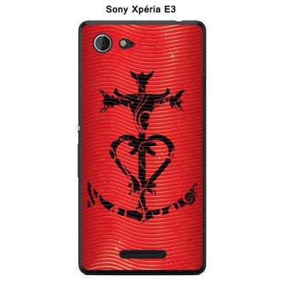 Coque Sony Xpéria E3 - Manade attitude Rouge