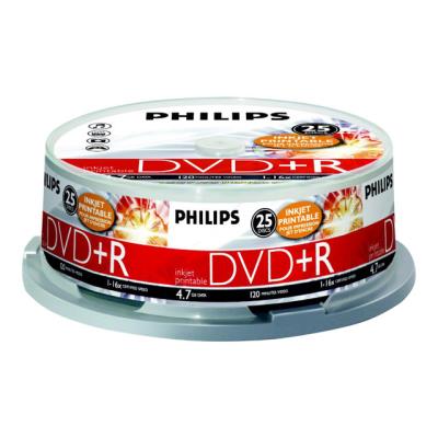 Philips DR4I6B25F - DVD+R x 25 - 4.7 GB - opslagmedia