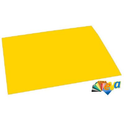 Feuille gomme Eva 40x60 Jaune