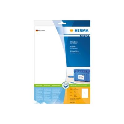 HERMA Premium - permanent zelfklevende matte gelamineerde papieren etiketten - 10 etiket(ten)