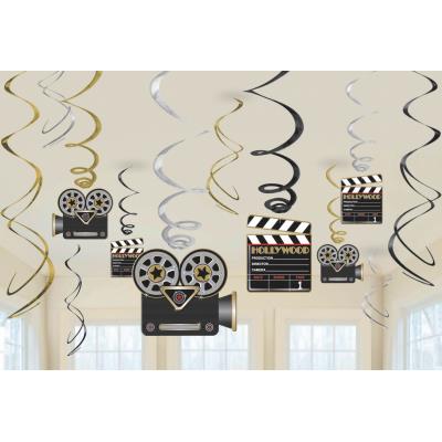 Guirlandes verticales Hollywood (x12)