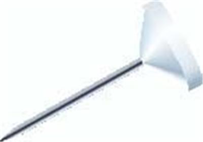 Epingles Exacompta à tête plate unie - Boîte de 100 - Diam. 5mm - Blanc