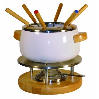 Ibili 707100 service à fondue émaillé