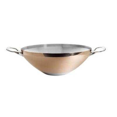 DE BUYER INDUSTRIES 6247.32 WOK 2 ANSES CUIVRE 32 CM
