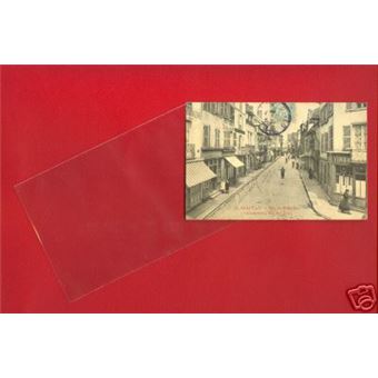 100 pochettes de protection en plastique pour cartes postales anciennes /  100 microns - Autres Classement et Archivage - Achat & prix