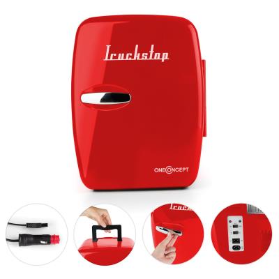 noir oneConcept Picknicker Mini Glacière électrique isotherme 4L portable