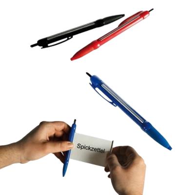 Stylo triche bannière déroulante bloc note caché pour tricher vert