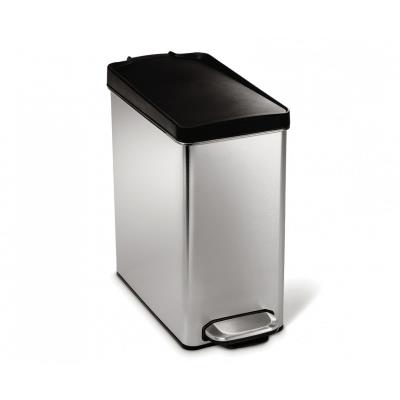 simplehuman cw1180cb profile poubelle à pédale 10 l