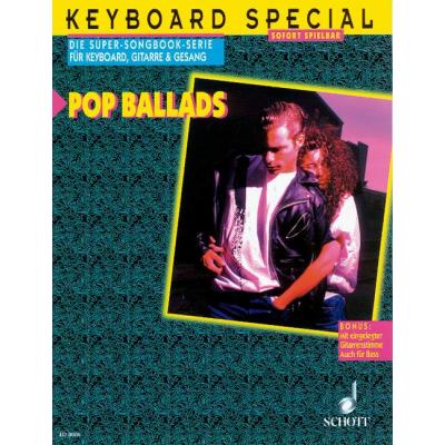 Partitions variété, pop, rock... SCHOTT POP BALLADS - KEYBOARD, GUITAR AND VOICE Piano voix guitare