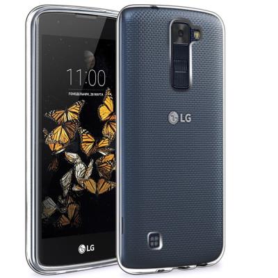 LG K8 Etui Housse Coque de protection Ultra Fine Silicone TPU Gel Pour LG K8 (Jelly - Transparent)