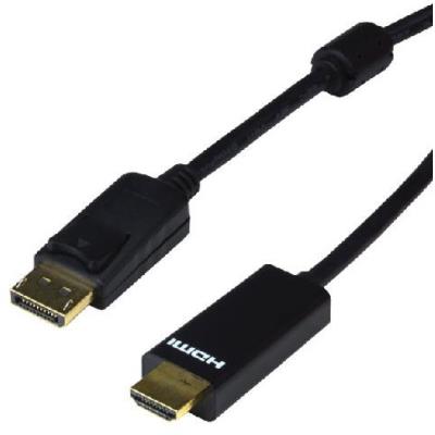 Cable_vidéo Câble DisplayPort (M) vers HDMI 19 broches (M) - 5 m