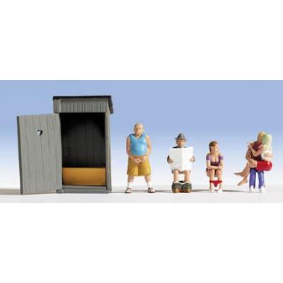 Scènes aux toilettes