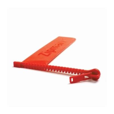 Marque-page zip rouge