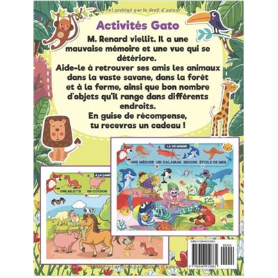 Cherche et trouve des tout-petits: Jeux éducatif pour apprendre les animaux  et leurs noms, Livre enfants 2-5 ans . (French Edition)