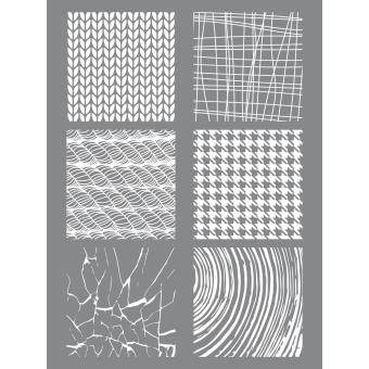 Pochoir Réutilisable Pour Pâte Polymère - Motifs Hindous, 15.3x11.4 Cm, Graine Créative - 5