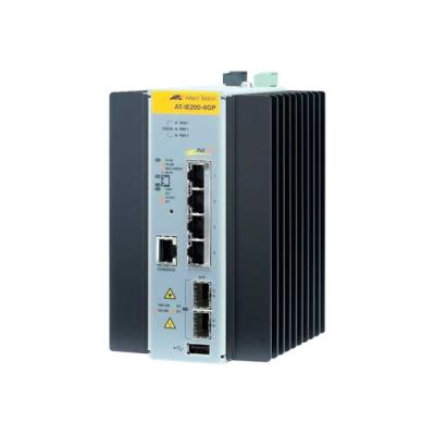 Allied Telesis AT IE200-6GP - switch - 4 poorten - Beheerd