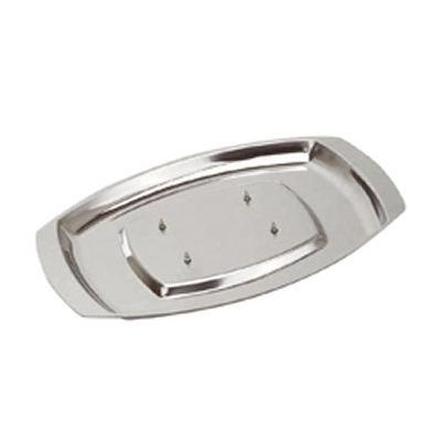 KITCHEN CRAFT PLATEAU À VIANDE ACIER INOXYDABLE 35,5 CM X 25,5 CM